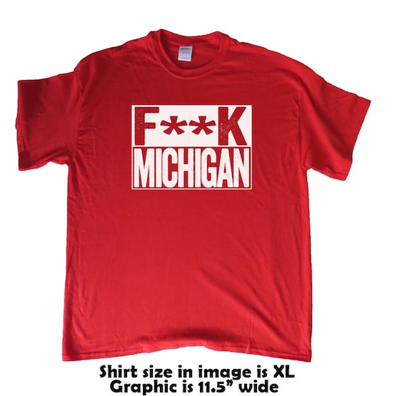 FK MICHIGAN Ohio State Buckeyes Fan TShirt by BeefShirts on Etsy