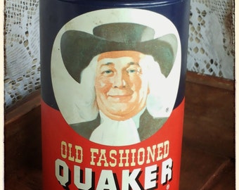 Vintage retro 1982 Zinn limitierte Auflage <b>Quaker Oats</b> - il_340x270.758121980_c2ul