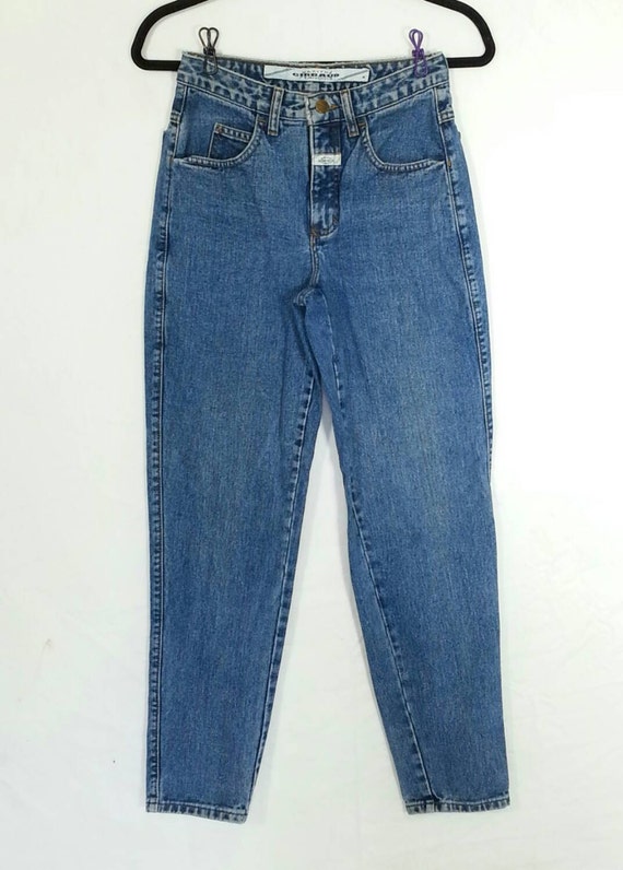 Vintage 1980-90s Girbaud High-waist Tapered Jeans by AskJaphy