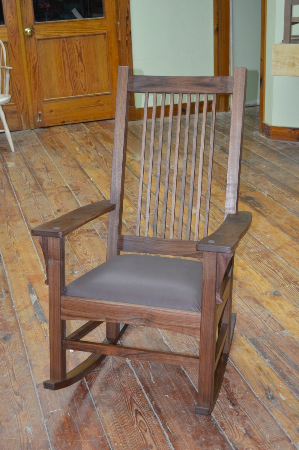Craftsman Style Rocking Chair by WoodenAtelier on Etsy