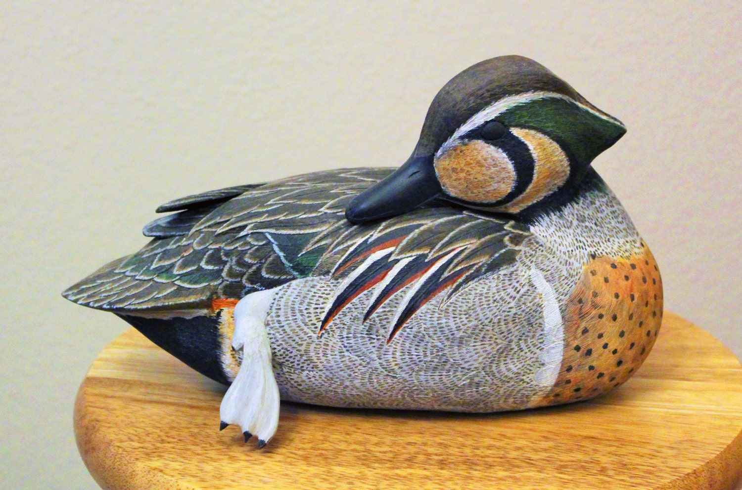 Carved Wood Art Duck Art Hunting Decor Duck Hunting Duck