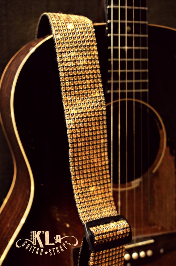 Gold Guitar Strap