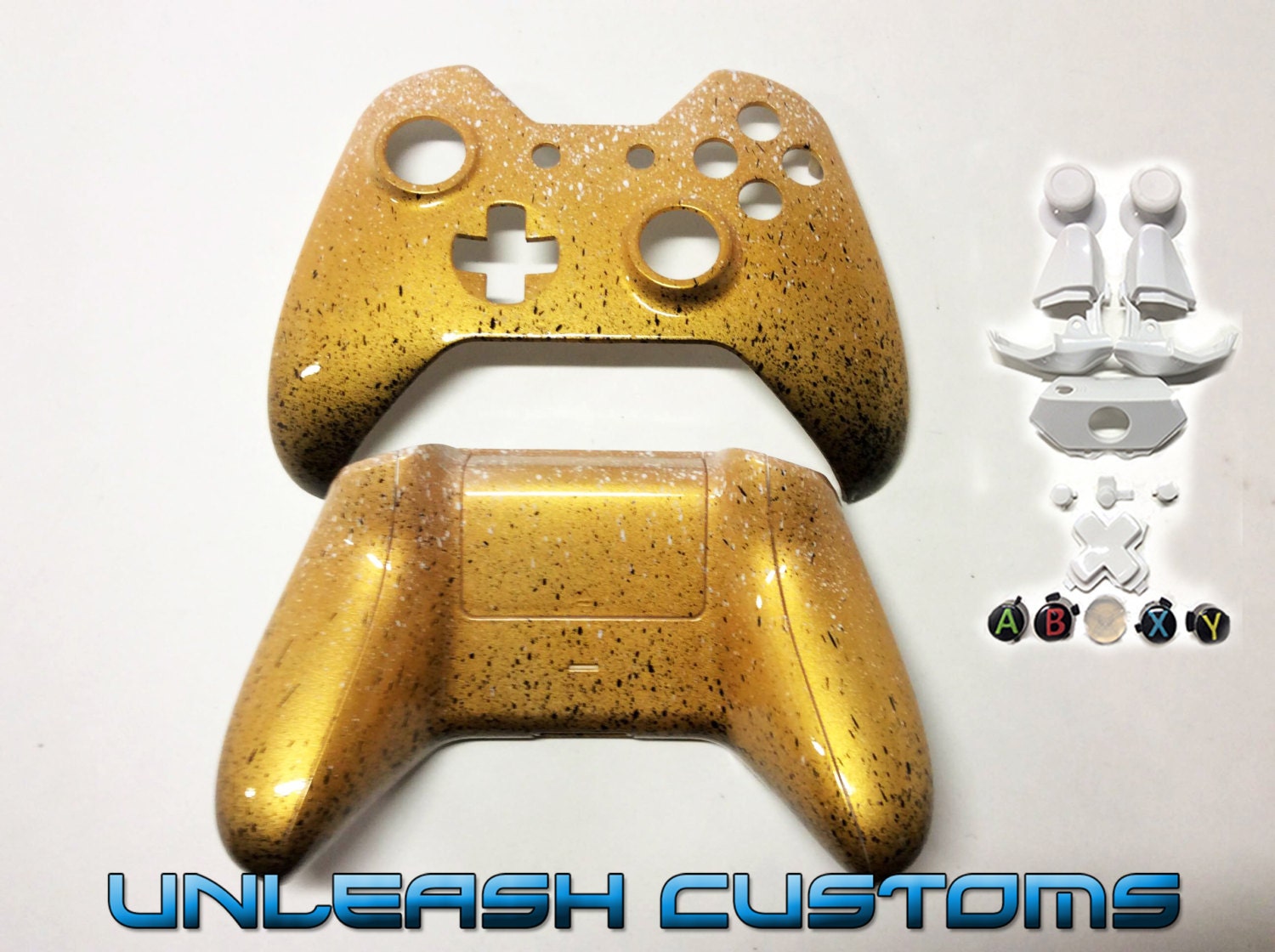 Custom Xbox One Controller Shell with Buttons by UnleashedKustoms