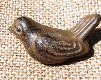 Cast Iron Bird Knob for Cabinets, Drawers or DIY Projects