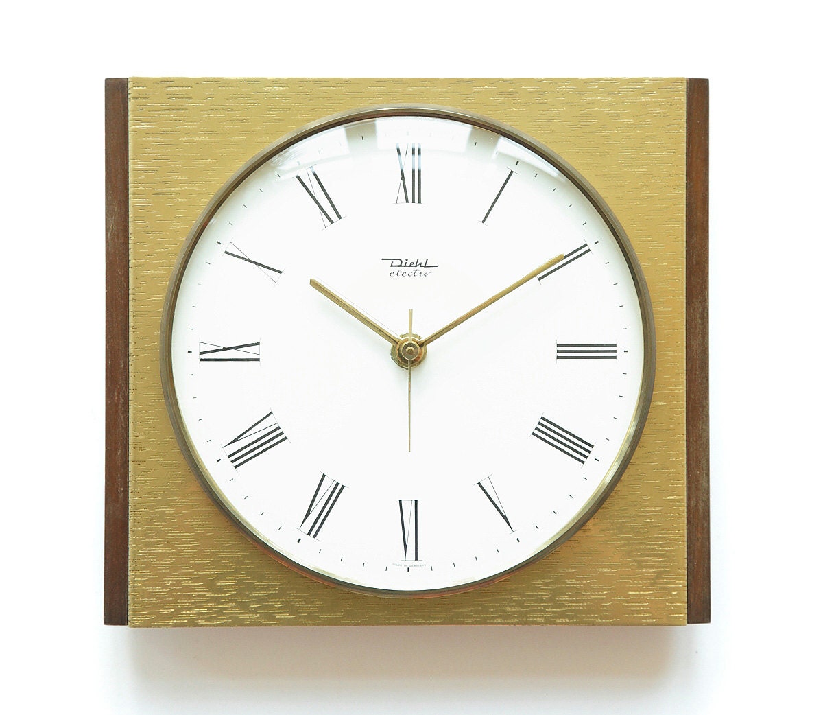 Mid Century DIEHL JUNGHANS Wall CLOCK 60s Nelson Modernist