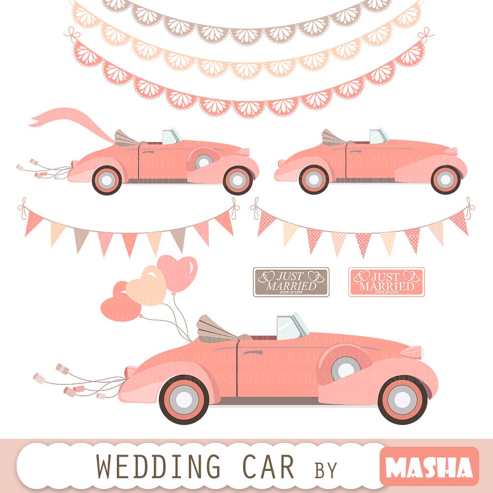 clipart wedding car - photo #18
