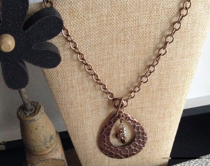 Copper Toggle Necklace
