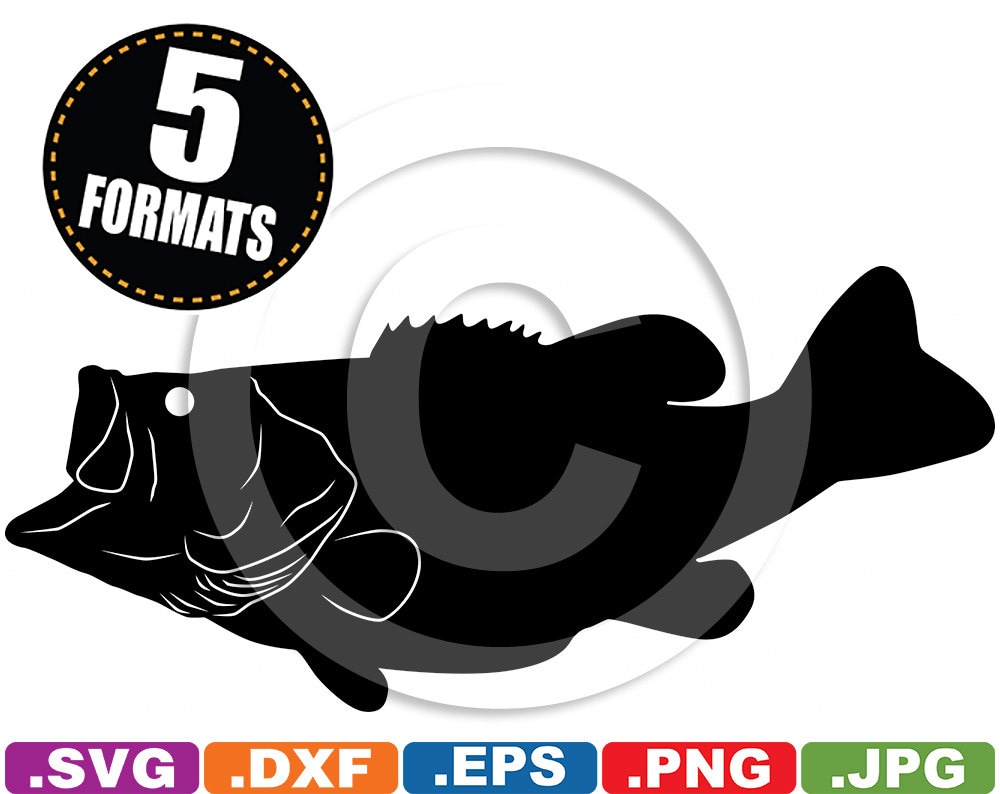 Free Free 182 Bass Svg Fish SVG PNG EPS DXF File