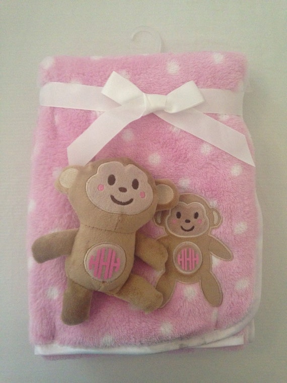 Premium Baby Blanket Set with Stuffed Animal Plush Toy ...