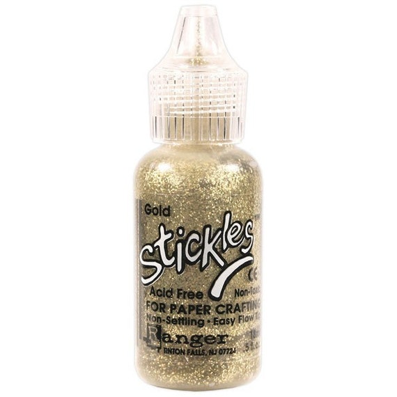 gold glitter glue sticks