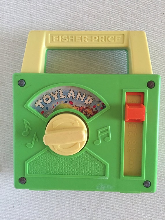 Vintage 1983 Fisher Price WindUp Radio