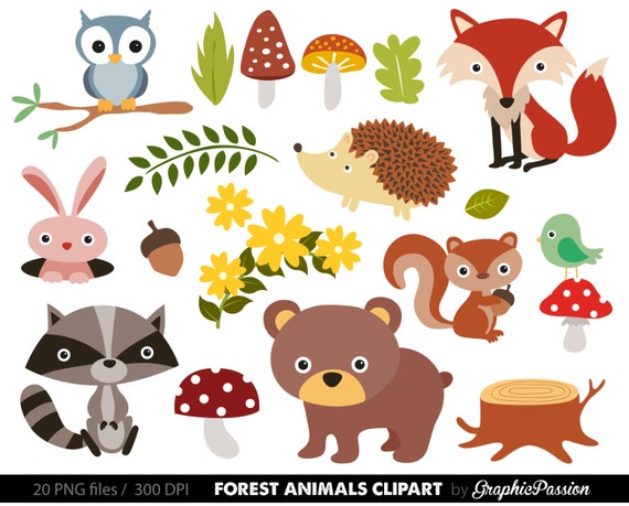 clipart forest animals - photo #37