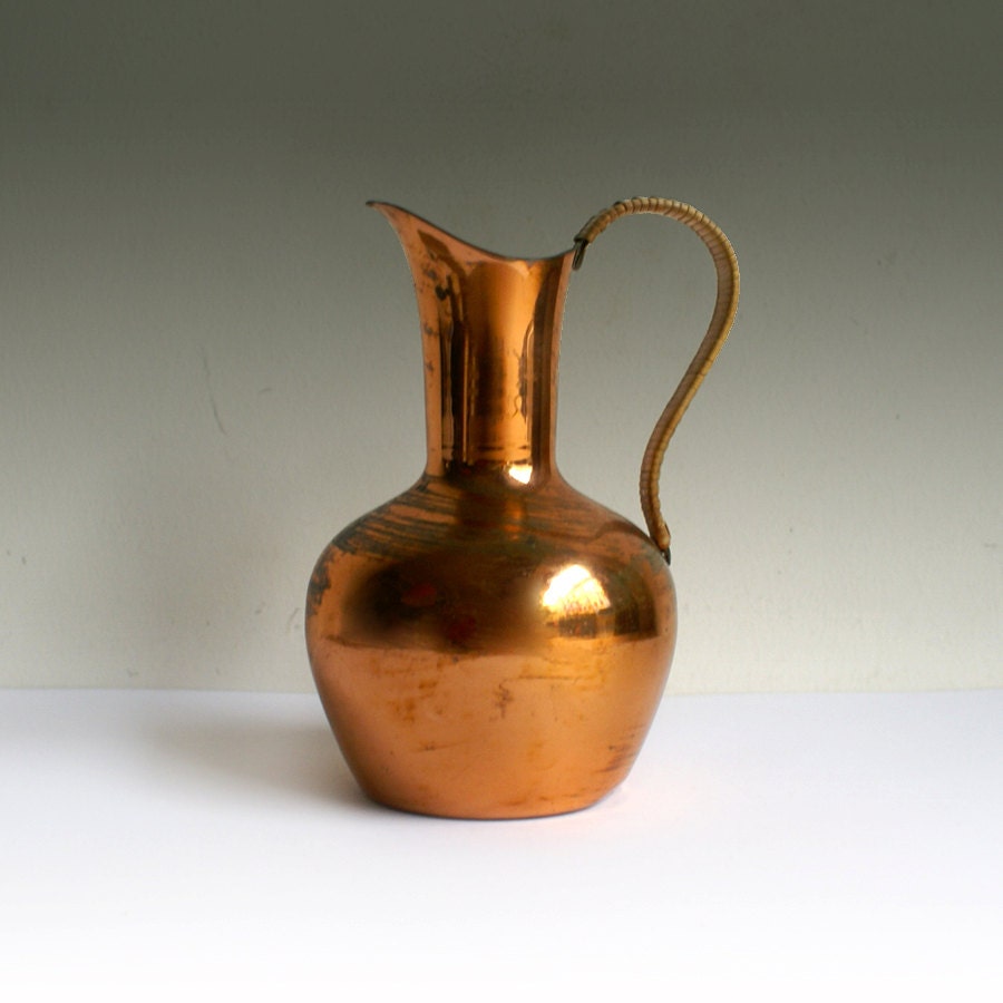 Vintage copper vase / pitcher West Germany