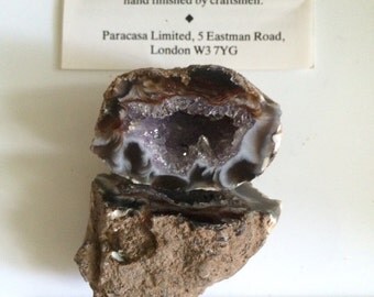 Brazilian agate geode