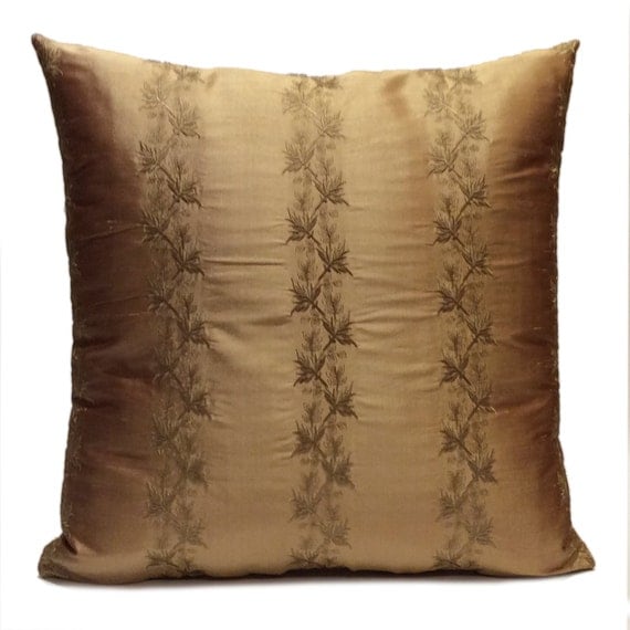 Brown Gold Pillow Throw Pillow Cover Decorative Pillow   Il 570xN.788948700 5z6f 