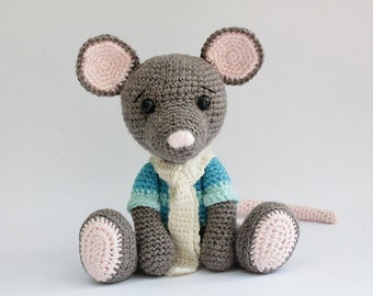 PATTERN : Mouse -Mice - Amigurumi Mouse pattern-Crochet pattern-Knitted Stuffed animals- doll-toy-baby shower-rat