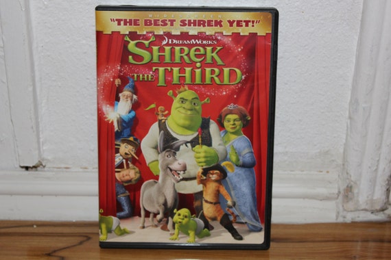 Shrek The Third Movie DVD by DomsTreasureChest on Etsy