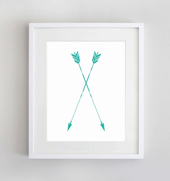 Items similar to Turquoise Arrows, Teal Arrows, Mint Arrows, Turquoise ...