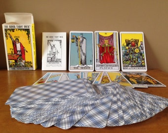 Vintage Rider Tarot Card Deck 1971