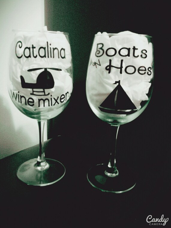 Step Brothers themed wine glasses Catalina by GirlfriendsnGlitter