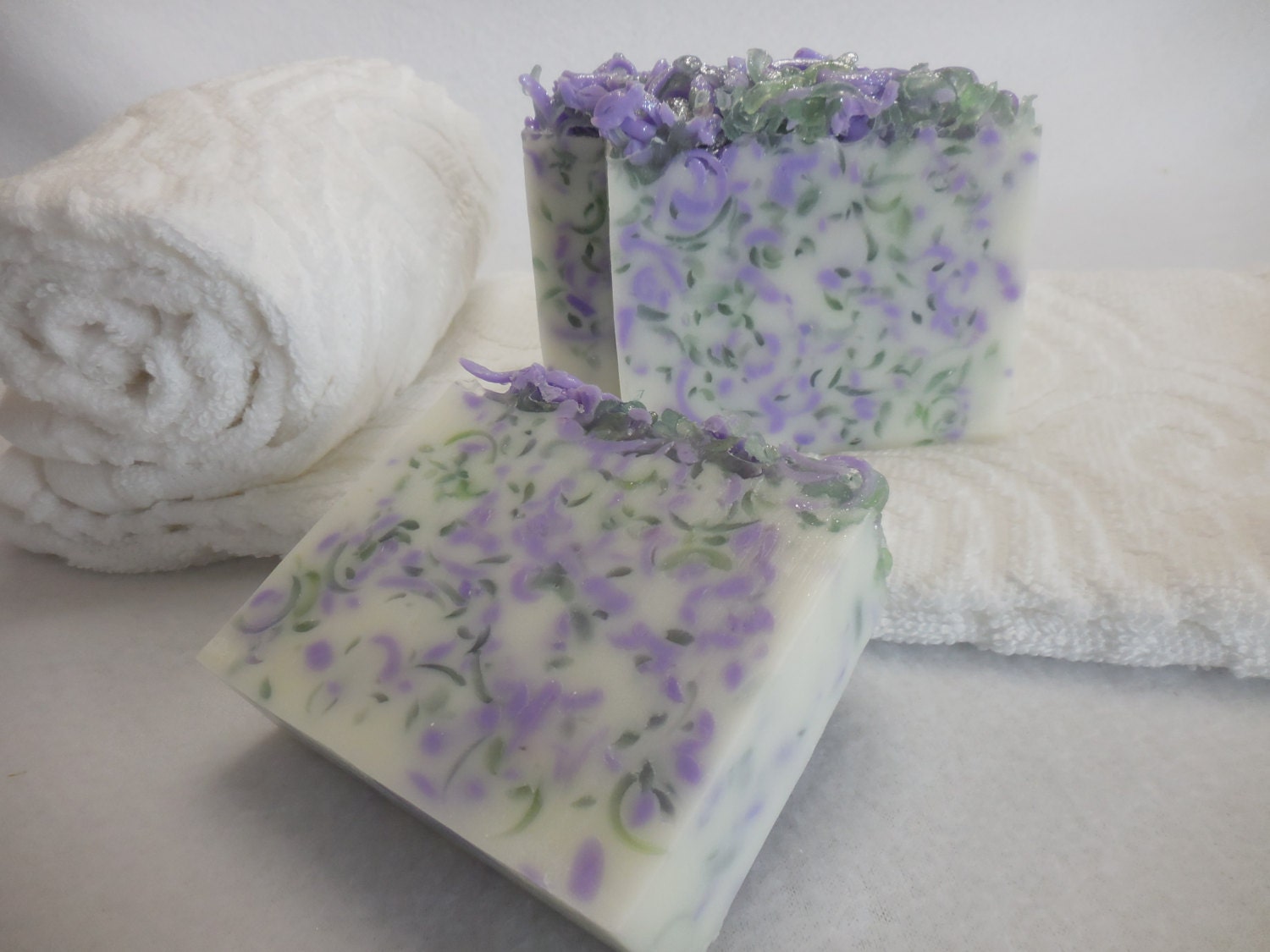 Lavender Sage SOAP LOAF Lavender Soap Sage Soap Rustic