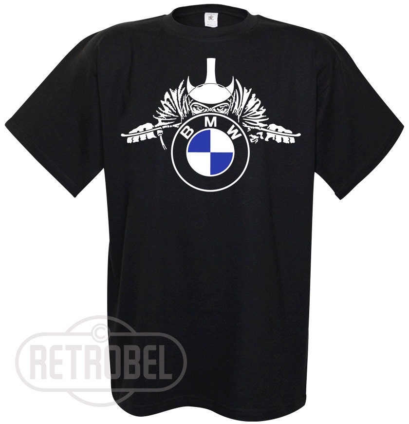 Mens T-shirt BMW motorcycles Black Cafe RacerClassic