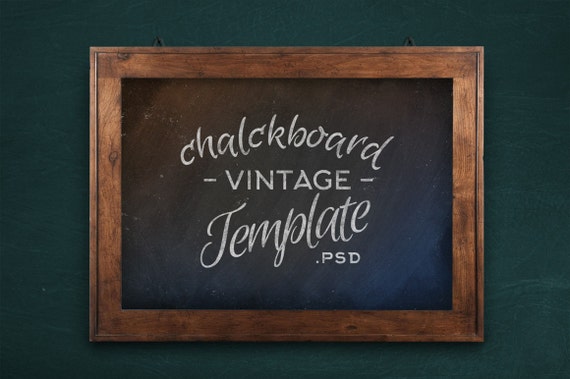 chalkboard templates for photoshop
