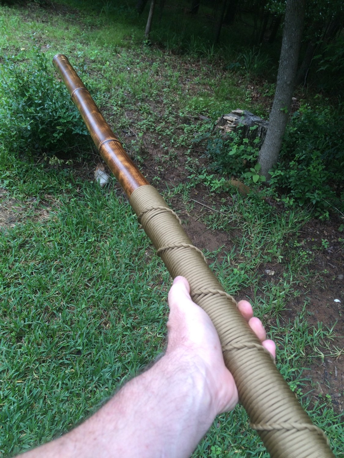 Donatello's Bo Staff TMNT 6' 1 Fire hardened by BambooBoStaffs
