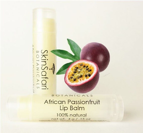 Lip Balm PASSION FRUIT Organic Unscented 100 natural
