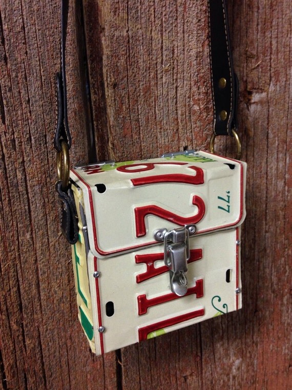 Vintage License Plate Purse