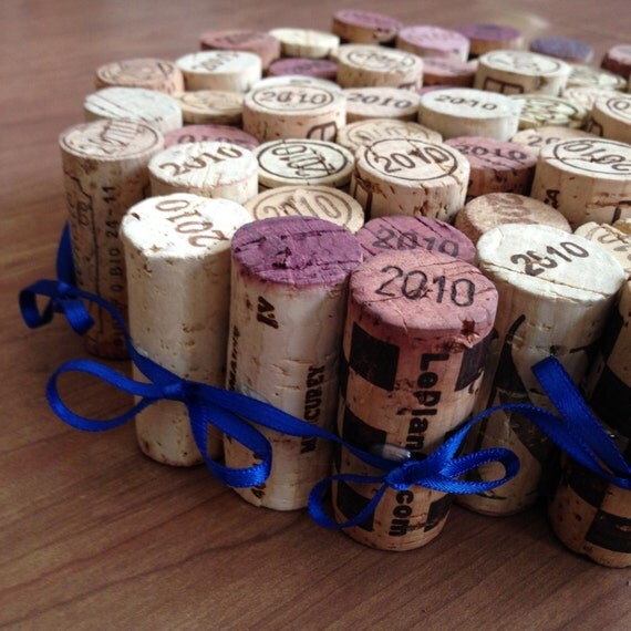 Items similar to Wine cork trivet/ hot pad. 2010. Super Cute! on Etsy