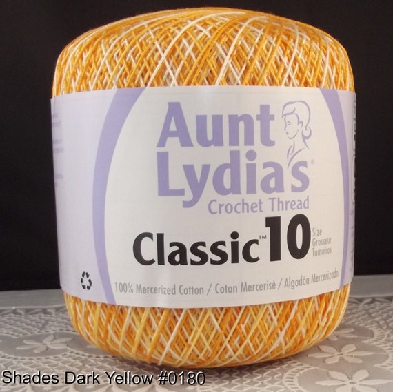 Aunt Lydias Classic 10 Variegated Cotton by CraftingWithLeeAnn