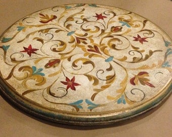 Hand painted Lazy Susan