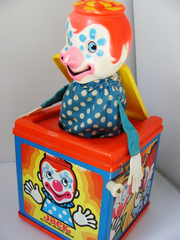 1971 Vintage Mattel Jack In The Box Clearance
