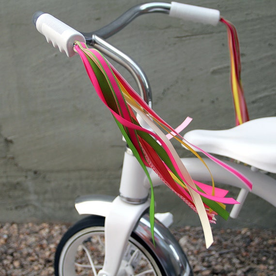Streamers for your Bike Trike or Scooter by RetroYourRide on Etsy