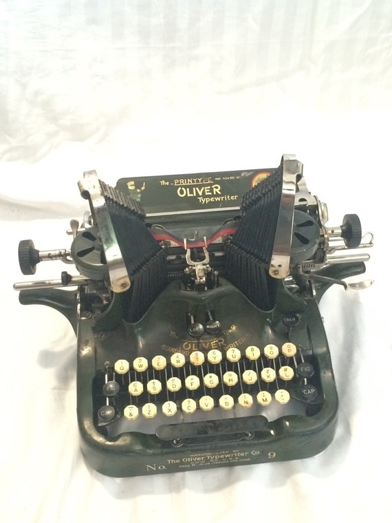 Vintage 1919 Oliver No. 9 Typewriter Ready to by TypewriterHub