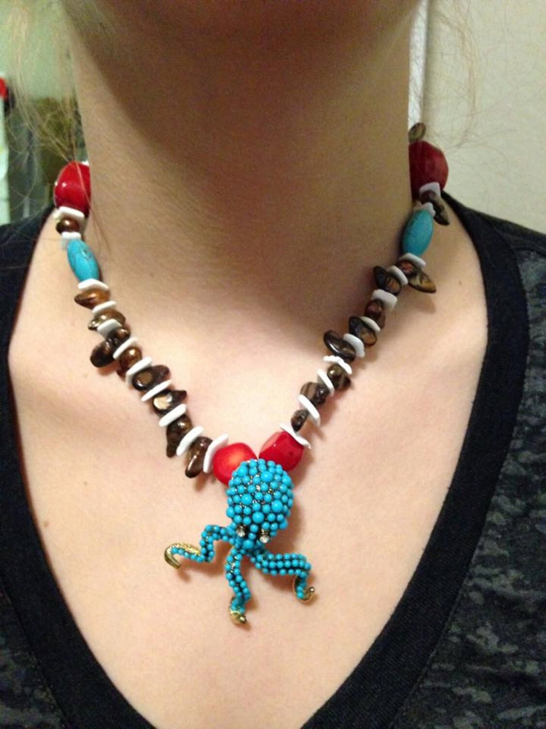 Octopus necklace Clearance