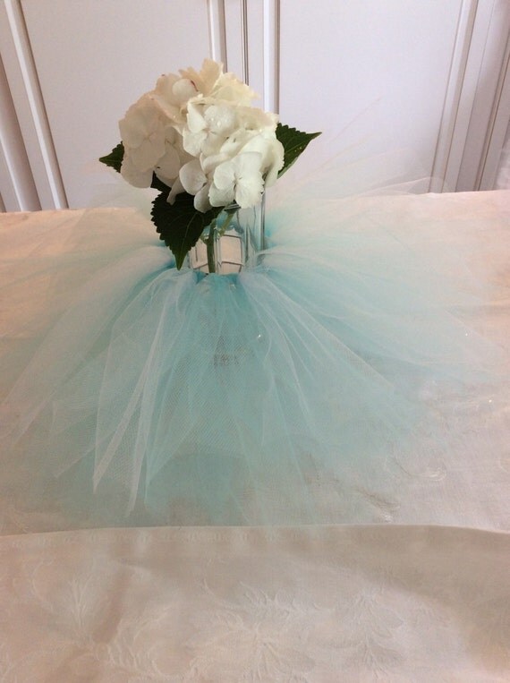 Items similar to Aqua blue vase tutu for Baby , Bridal or Wedding