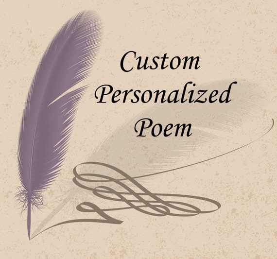 Personalized Custom Poem Keepsake Poetry Gift by DivinelyNspired
