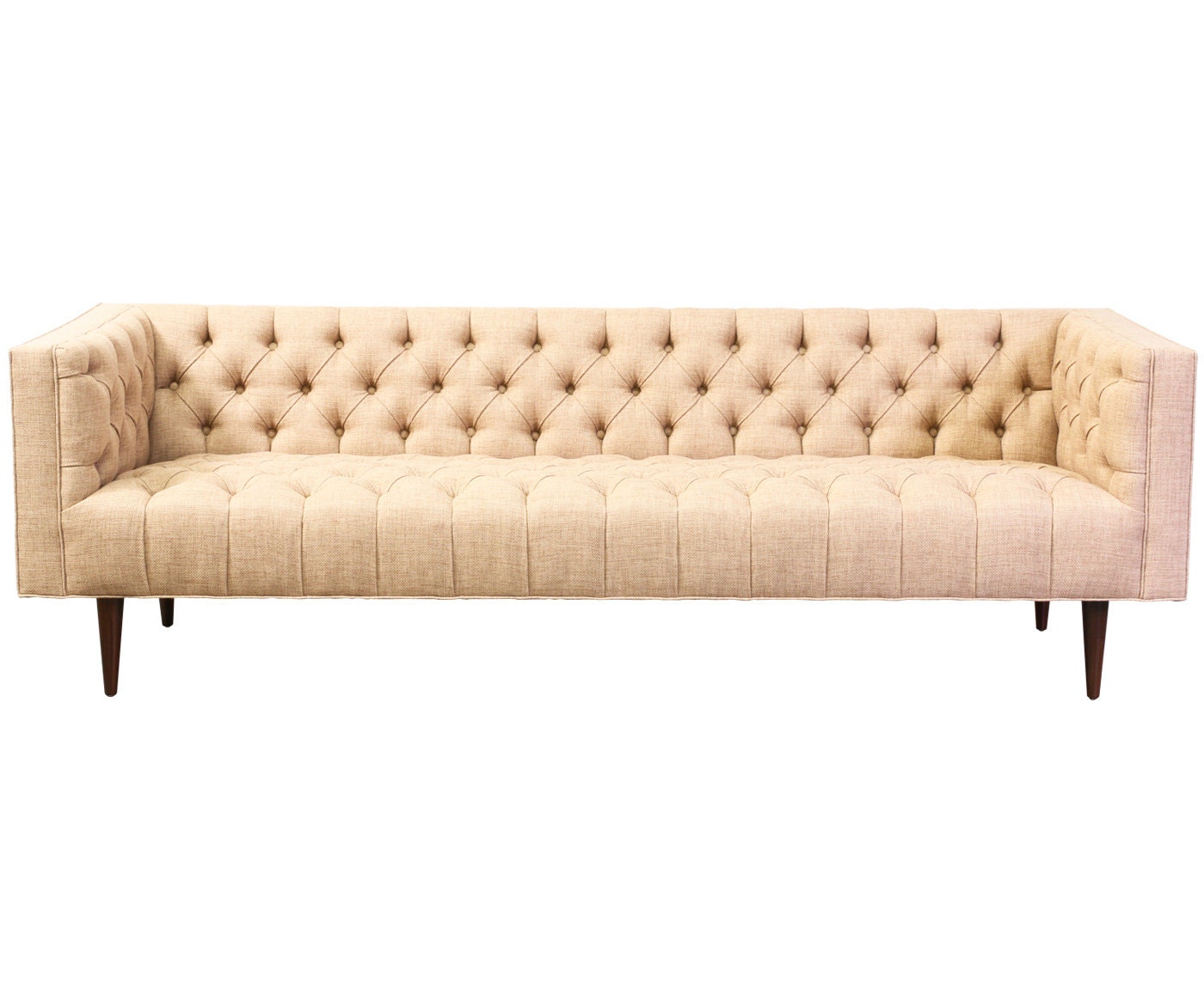 Mid Century Modern Tufted Sofa by DanishModernLA on Etsy