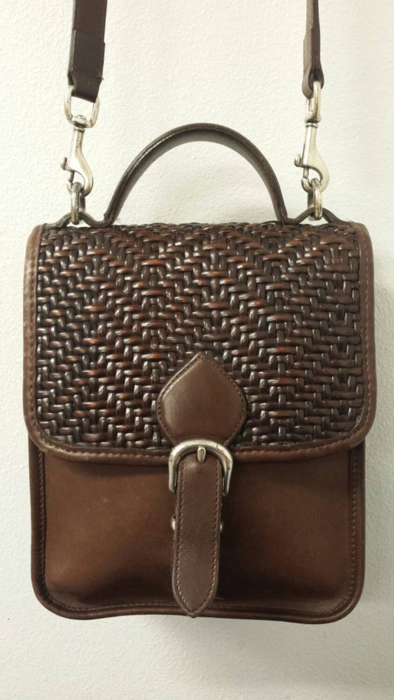 Brighton Leather and Woven Crossbody Purse / by TimeTinNTreasures