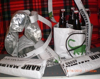 4 Pack - 4 Quart Craft Beer tote - 17 page Tutorial - 1st Edition
