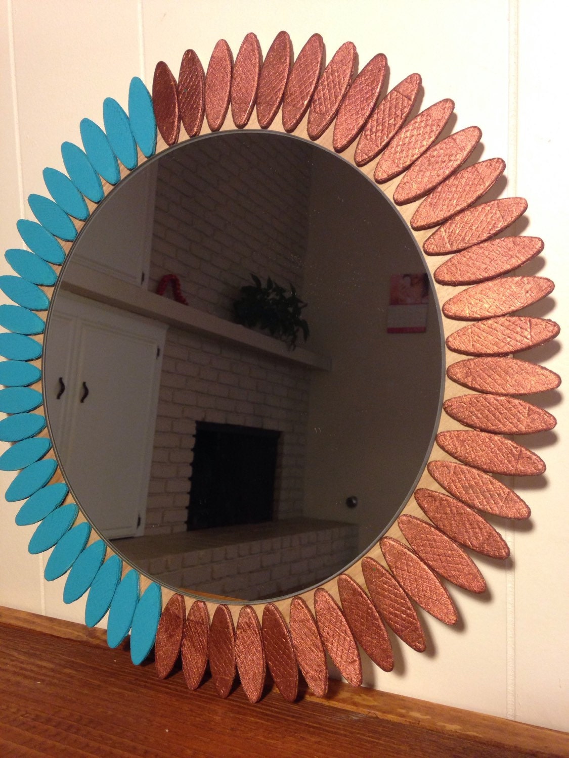 Round 10 mirror by on Etsy