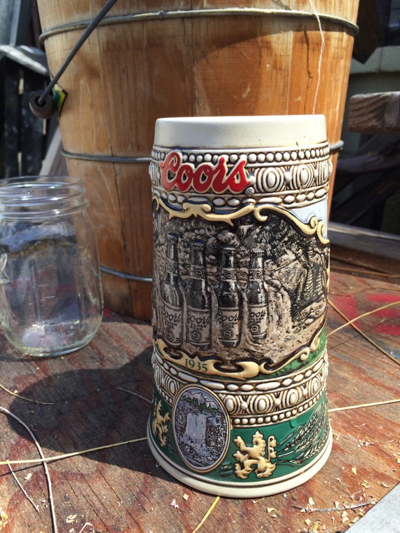 Vintage Coors Beer Collectors Stein Mug 1990 by EverlastingPieces