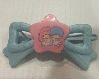 Vintage Little Twin Stars Sanrio hair pin made in Japan 1983