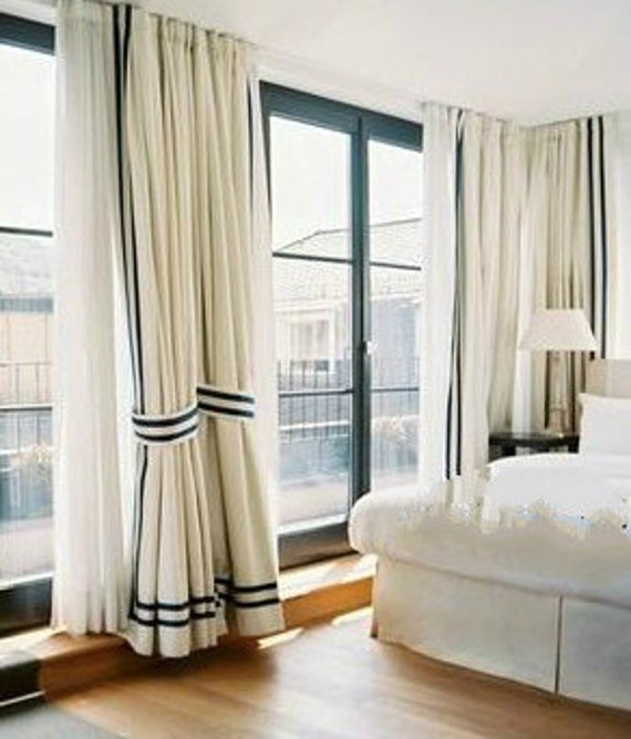 Decorator Border Drape Bordered curtains by CustomCurtainsBeyond