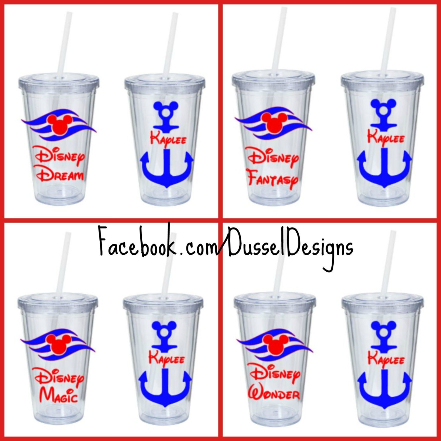 Disney Cruise Line Tumbler Personalized Cruise Tumbler