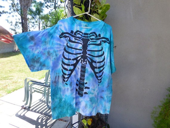 how to make a skull tie dye shirt