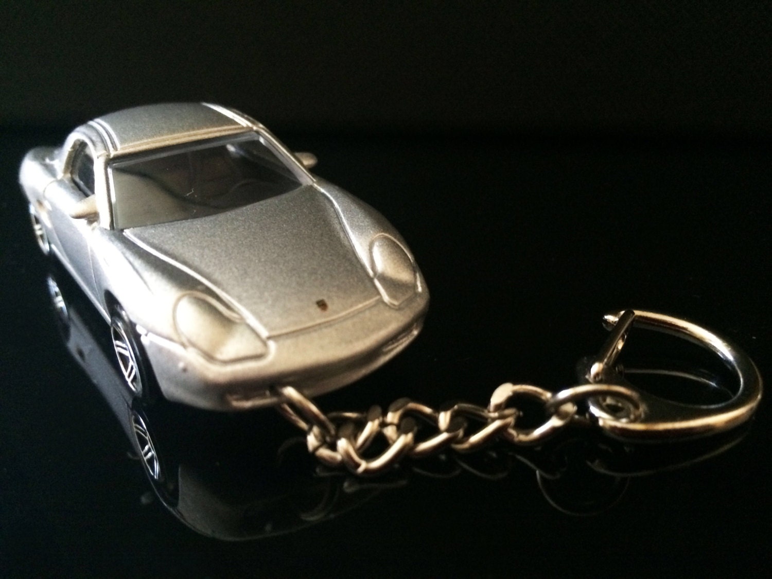 Porsche Boxter silver Key Ring / Sports Car Key by MicourisModels