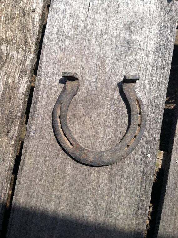 Items similar to handmade horse shoe ( draft size) on Etsy
